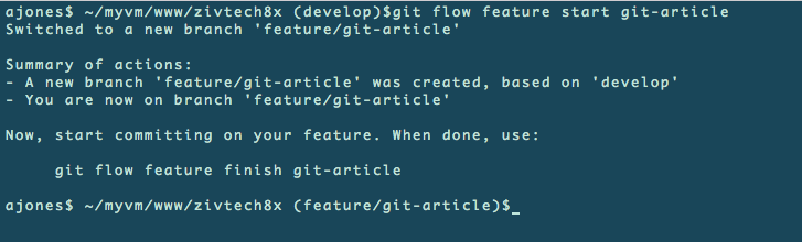 Git flow demo